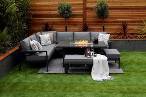 NEW 2025 Toledo Corner Dining with Firepit Table