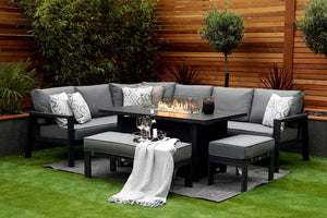 NEW 2025 Toledo Corner Dining with Firepit Table