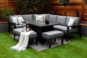 NEW 2025 Toledo Corner Dining with Firepit Table