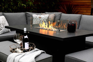 NEW 2025 Toledo Corner Dining with Firepit Table