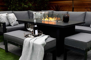 NEW 2025 Toledo Corner Dining with Firepit Table