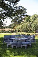 Load image into Gallery viewer, NEW 2025 Toledo Compact Corner Dining with Firepit Table
