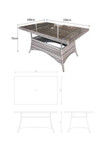 Load image into Gallery viewer, The Florida Rectangle Dining Set
