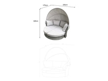 Load image into Gallery viewer, The Sunsets Day Bed ( Grey or Natural )
