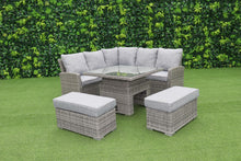 Load image into Gallery viewer, The Panama Compact Lounge Dining Set ( Adjustable Table )
