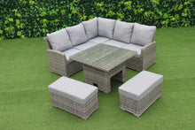 Load image into Gallery viewer, The Panama Compact Lounge Dining Set ( Adjustable Table )
