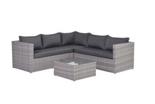 Load image into Gallery viewer, Reims Rattan- Corner Lounge- L Shape Set- Cloudy Grey
