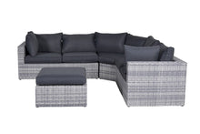 Load image into Gallery viewer, Milan Rattan- Corner Lounge- L Shape Set- With or Without Matching Chair- Cloudy Grey
