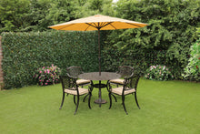 Load image into Gallery viewer, The Lisburn 4 Seat Outdoor Aluminium Garden Dining Set
