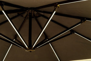 Grey 3.5m *LED* Cantilever - Grey Pole