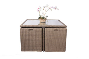 Tuscany Cube Set- Brown Weave