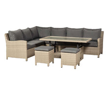 Load image into Gallery viewer, Tuscany Deluxe 7 Piece Corner Dining Set
