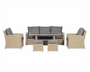 Mirage 7 Seater Deluxe Sofa Dining Set