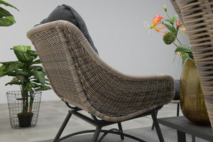 The Palma Lounge Chair & Stool