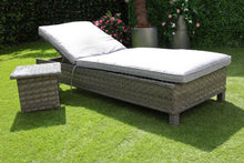 Load image into Gallery viewer, Hatherton Rattan- Sun Lounger- Grey or Natural
