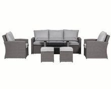 Load image into Gallery viewer, Mirage 7 Seater Deluxe Sofa Dining Set
