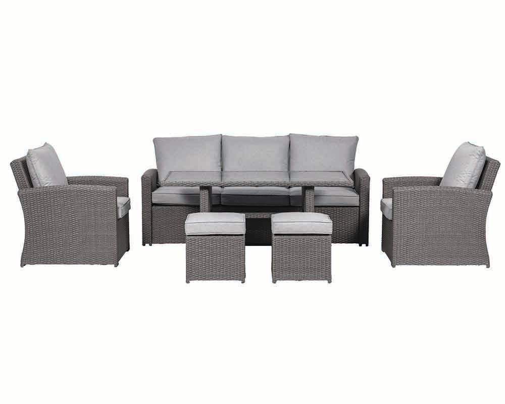 Mirage 7 Seater Deluxe Sofa Dining Set