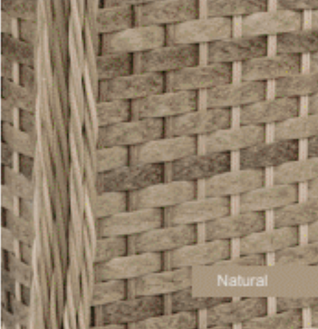 Antigua Rattan Dining Set- Glass or Polywood Top - Grey or Nature