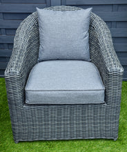Load image into Gallery viewer, Burley Rattan- Two Seater Sofa Set- Grey
