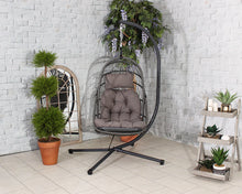 Load image into Gallery viewer, Hanging pod chair- Grey- Fold Away
