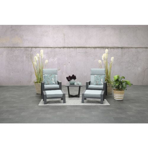 Aluminum reclining on sale patio chairs