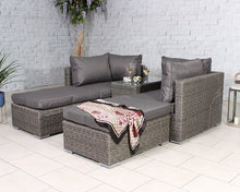 Load image into Gallery viewer, Mirage 4 Seater 5pc Multi Setting Relaxer Set- Grey
