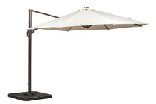Load image into Gallery viewer, Ivory 3.5m Led Cantilever Parasol- Grey Pole
